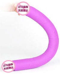 Soft Double Ended Dildo Lesbian Sex Toy 49cm Long Realistic Penis Double Penetration Vagina Anal Stimulation dildos For Women