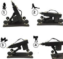 ROUGH BEAST Sex Machine for Women Automatic Men Hand Free Masturbation Machine With 3XLR Dildos Attachments Telescopic Sex Toys