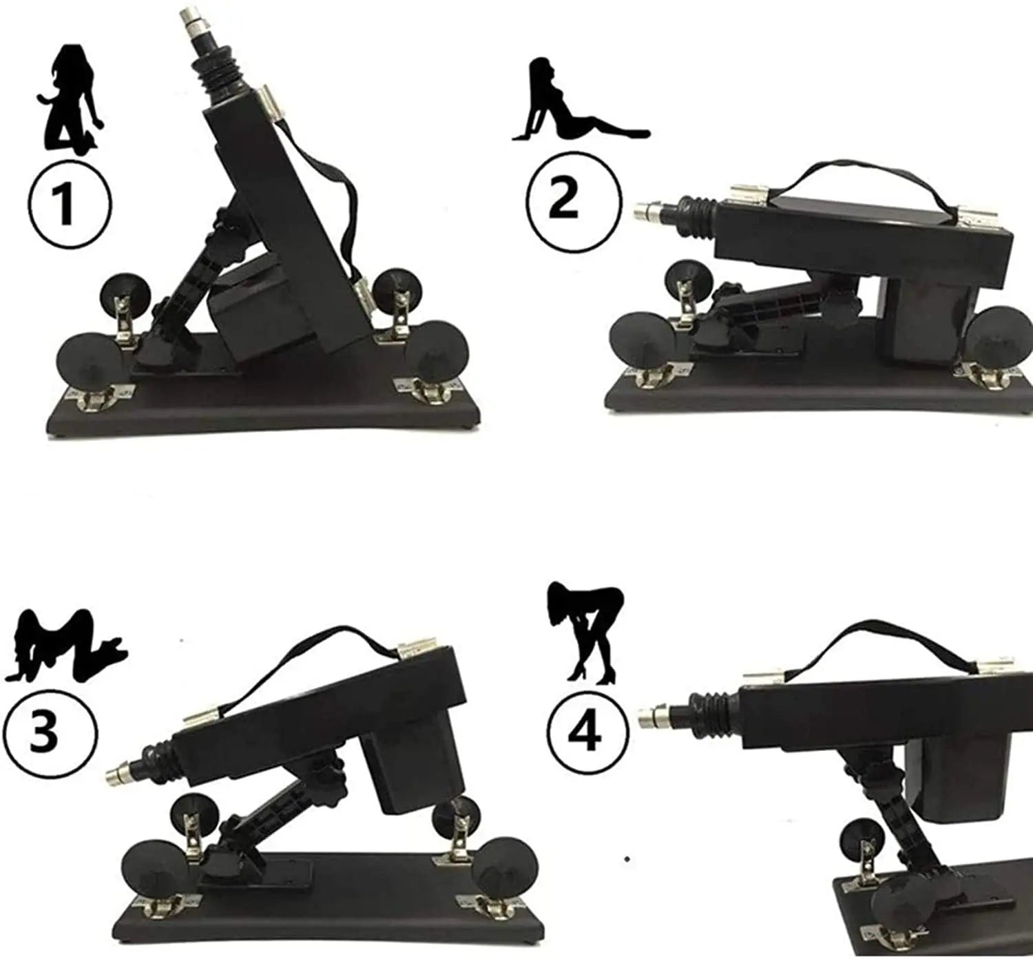 ROUGH BEAST Sex Machine for Women Automatic Men Hand Free Masturbation Machine With 3XLR Dildos Attachments Telescopic Sex Toys