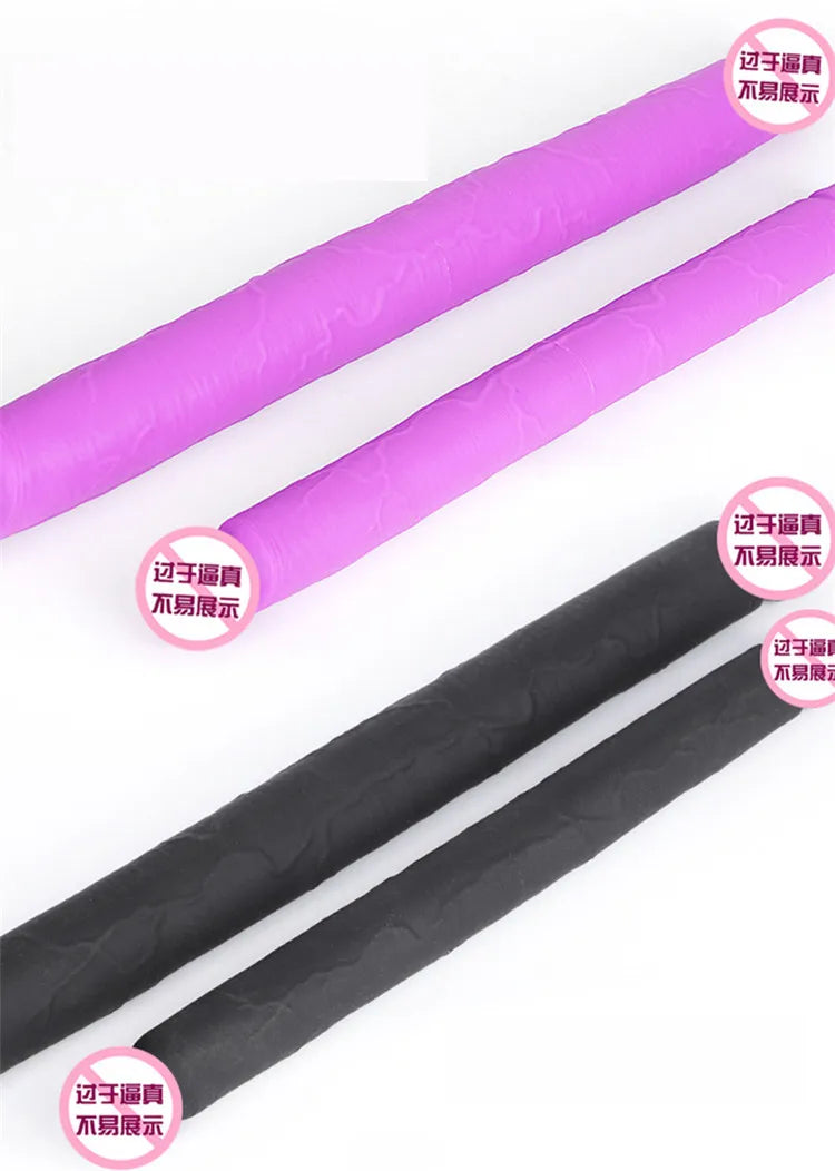 Soft Double Ended Dildo Lesbian Sex Toy 49cm Long Realistic Penis Double Penetration Vagina Anal Stimulation dildos For Women