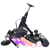 ROUGH BEAST Sex Machine for Women Automatic Men Hand Free Masturbation Machine With 3XLR Dildos Attachments Telescopic Sex Toys