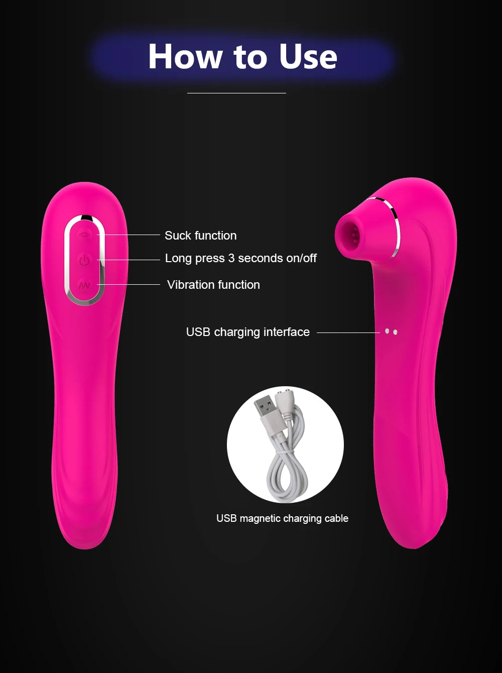 Vagina Sucking Vibrator Oral Tongue Blowing Suction Clitoris Stimulator Vibrators Sex Toys For Adult Women Masturbator Erotic