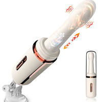 Pull and insert dildo vibrator Female G-spot anal dildo machine 7 vibratory thrust modes Intelligent heating couple anal toys