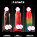 JYBL TITAN Liquid Silicone Dildo Soft Plug Adult Toy for Men Realistic Design Vibrating Option Available in Multiple Sizes