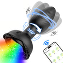 360° Rotation LED Butt Plug for Men Wiggle Vibrating Prostate Massager Gay APP Anal Vibrator Anal Plug Sex Toy for Couples