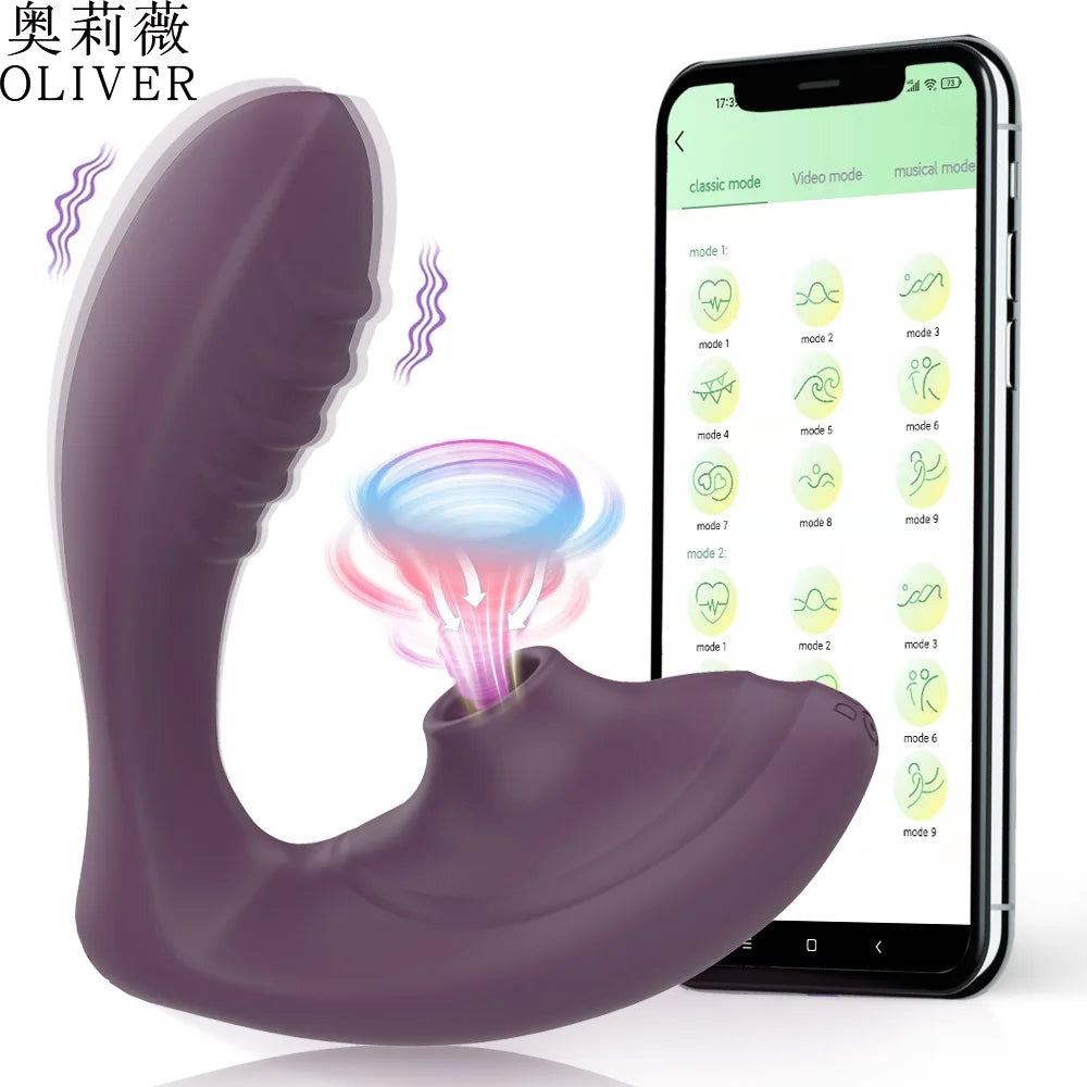 Clitoral Sucking Vibrator 20 Modes G Spot Oral Sex Clitoris Stimulator Vagina Sucker Wearable Erotic Adults Sex Toys for Women
