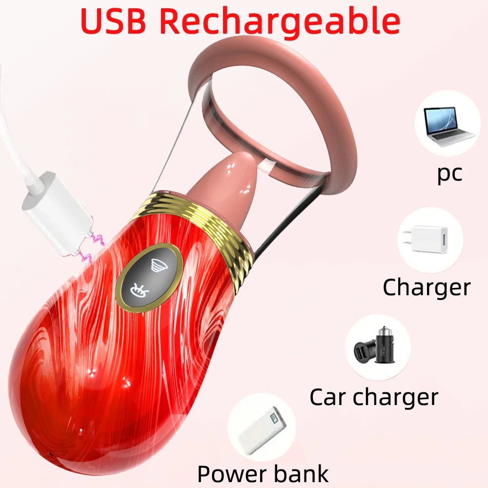 1pc Powerful Sucking Vibrators for Women Sucker Oral Vacuum Clitoris Nipple Stimulator Massager Goods for Adults 18 Sex Toys