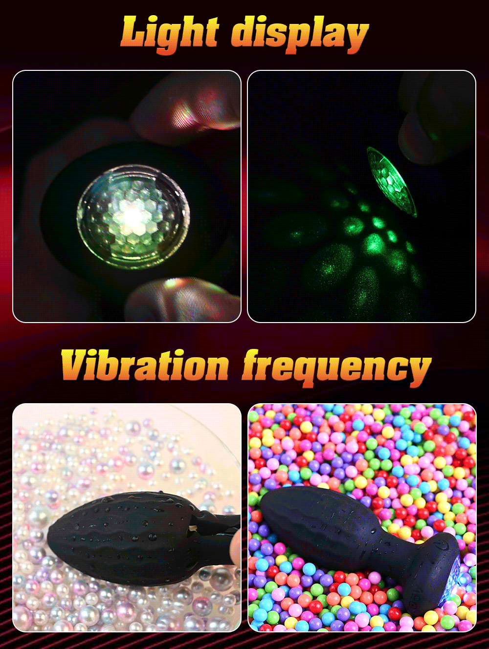 APP Control Rotation Butt Plug for Men Women Wiggle Anal Vibrator Gay Anal Plug with LED Adult Sex Toy for Couples Sex Supplies