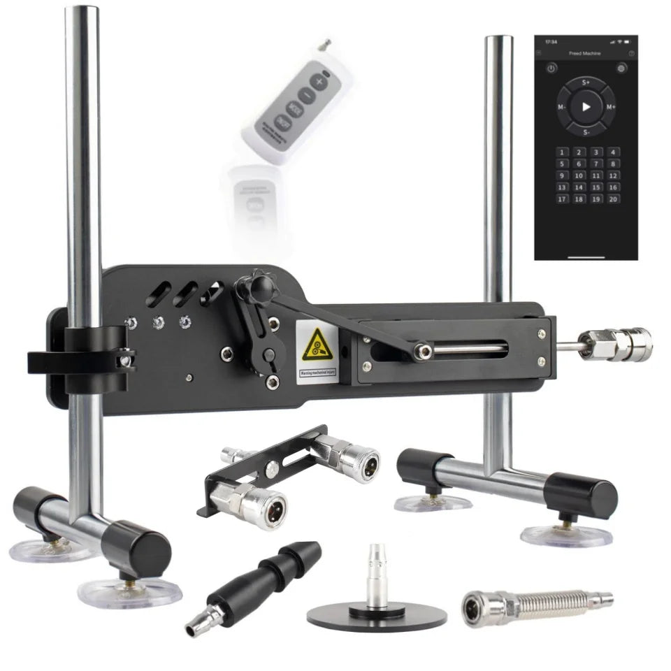 ROUGH BEAST Sex Machine for Women Wireless Mute Masturbation Machine with Dildo Vac-U-Lock Attachment 70W Power Sex Toys Man