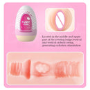 Portable Mini Masturbation Egg Cup Realistic Vagina Penis Massager Sex Toys for Men Adult 18+ Realistic Vagina Anus Stimulator