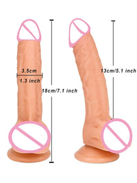Wearable Realistic Dildo Sliding Skin Testicles Anal Vagina Sexy sex toys Adult Masturbation Big Penis For Women Sex Toys Dildos
