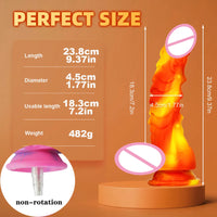 FREDORCH Silicone Anal Dildos for Vac-u-Lock Sex Machine Animal dildos Realistic Adult Masturbation big Horse Dildo No rotation