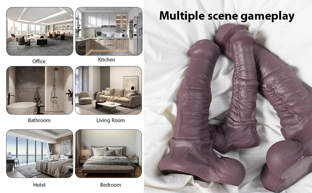 Realistic Penis Butt Plug for Woman Sex Toys for Women Horse Dildo Anal Toy Huge Dildo big Size Sex Toys Man Adults Silicone