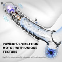 Male Enlargement Delay Vibrators  Penis Sleeve Extensions Condom Cock Ring Vibrating Clits Massager Sexy Adult Sex Toys For Men