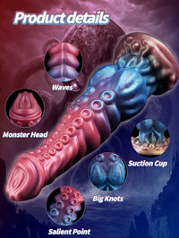 S/M/L Tentacle Anal Dildo Thick Silicone Monster Dildo Huge Penis Fake Dick Alien Dildo With Suction Cup Sex Toys For Women Men