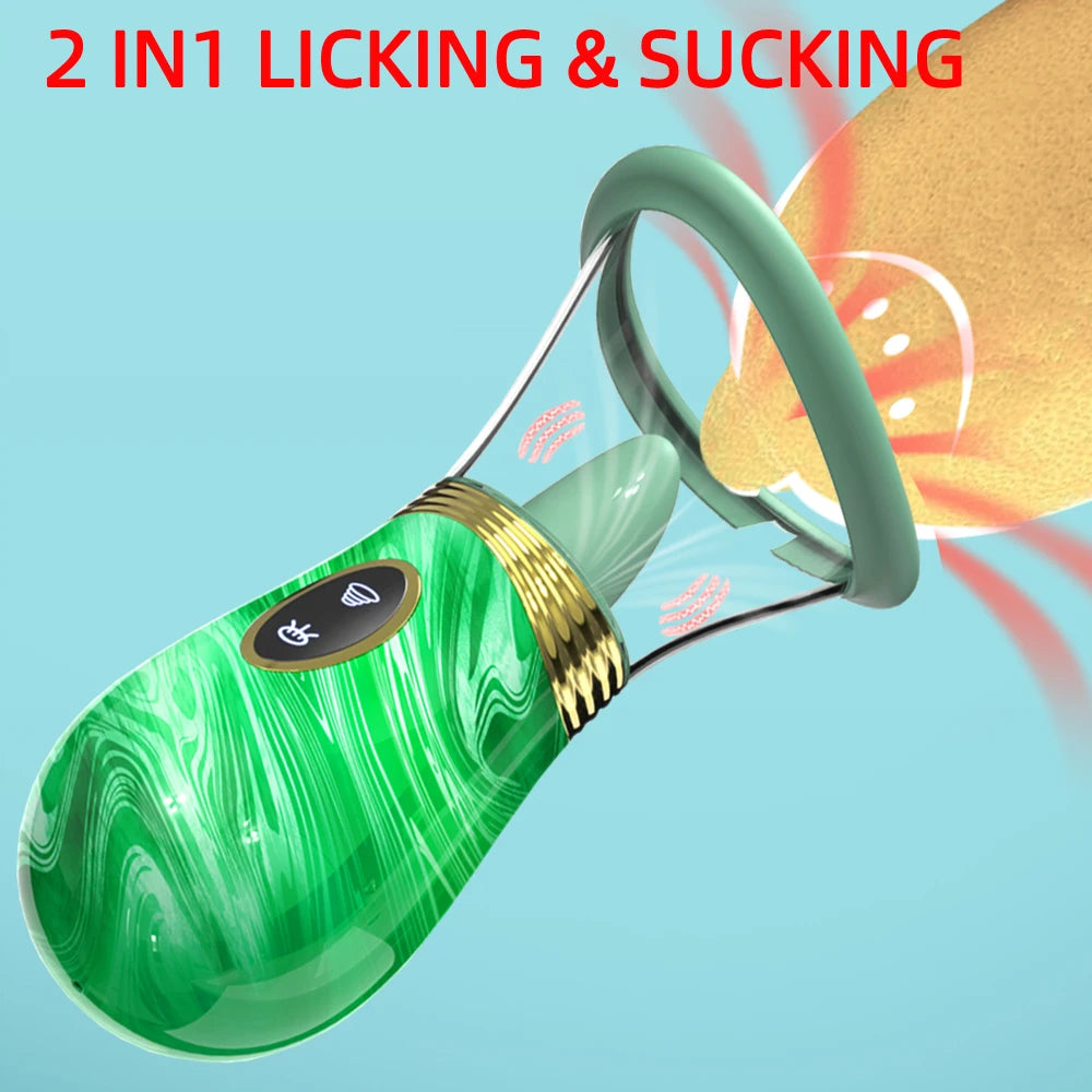 1pc Powerful Sucking Vibrators for Women Sucker Oral Vacuum Clitoris Nipple Stimulator Massager Goods for Adults 18 Sex Toys