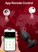 APP Bluetooth Control Anal Plug Vibrator Gay Anal Toy Butt Plug Stimulator Masturbation Tool Penetration Anal Vibrator Man Women