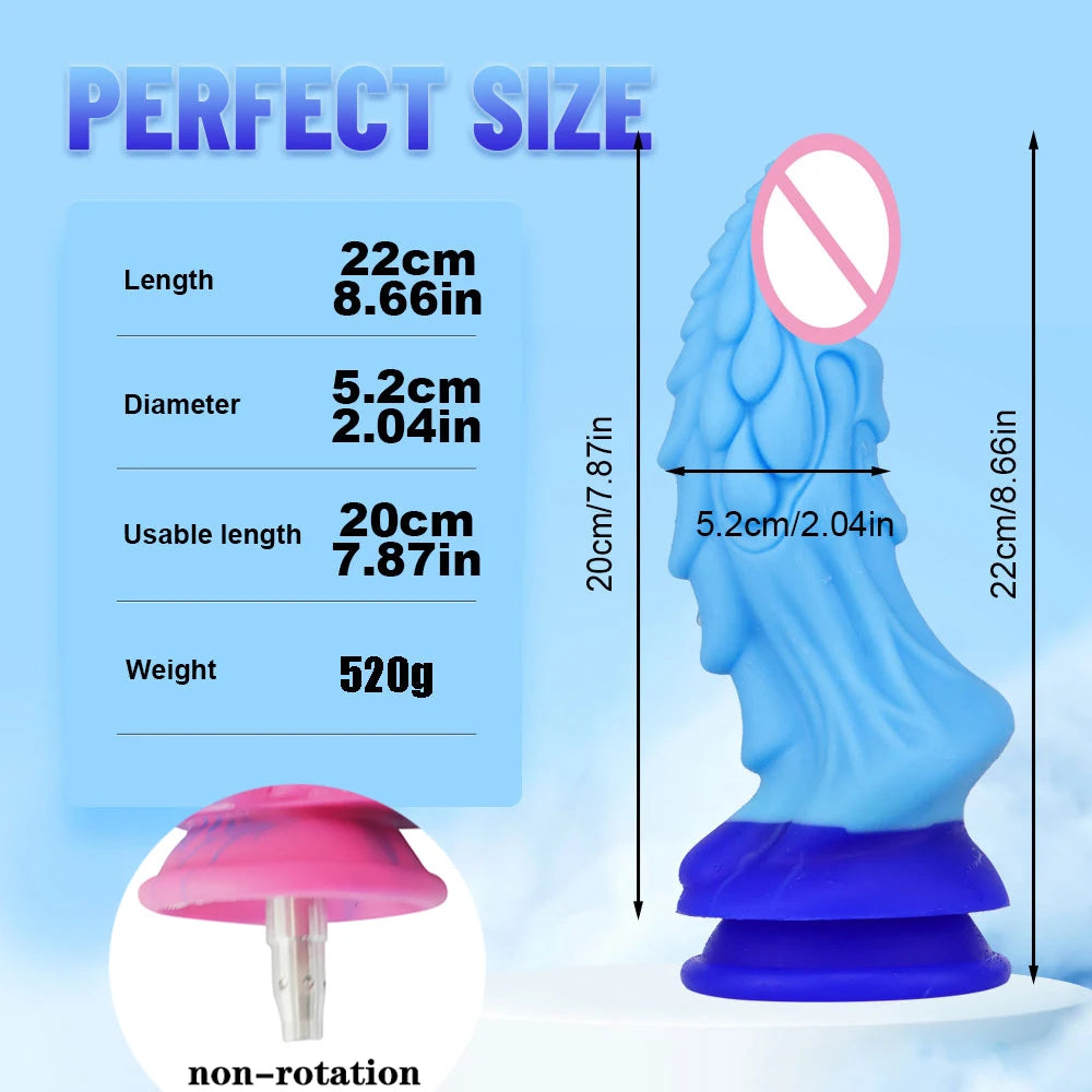 FREDORCH Silicone Anal Dildos for Vac-u-Lock Sex Machine Animal dildos Realistic Adult Masturbation big Horse Dildo No rotation