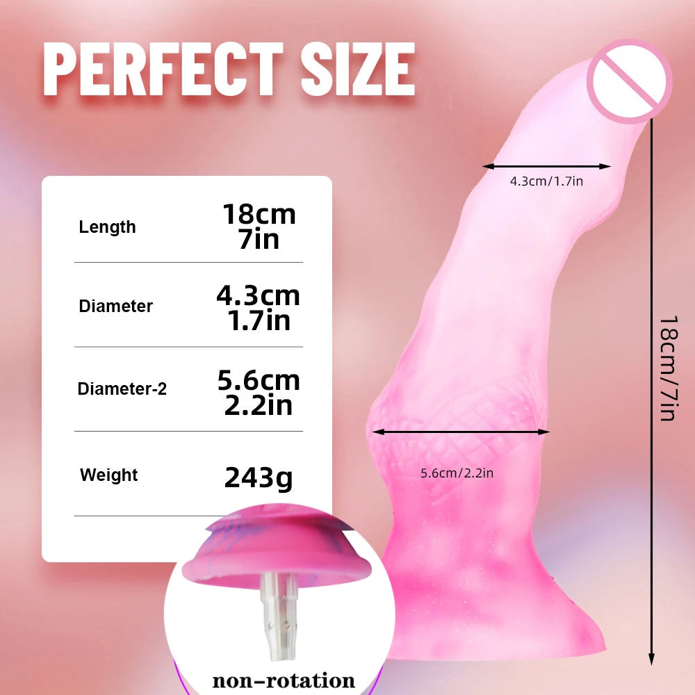 FREDORCH Silicone Anal Dildos for Vac-u-Lock Sex Machine Animal dildos Realistic Adult Masturbation big Horse Dildo No rotation
