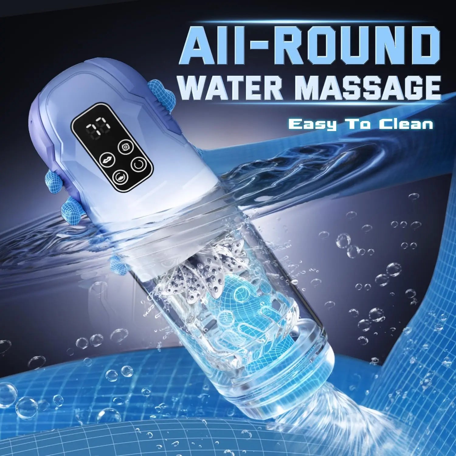 Automatic Male Masturbator Penis Pump Realistic Electric Stroker Sucking Vibrator Thrusting Rotating Licking Sex Toys for Men