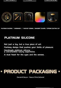 JYBL TITAN Liquid Silicone Dildo Soft Plug Adult Toy for Men Realistic Design Vibrating Option Available in Multiple Sizes