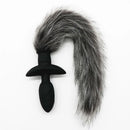 Real Fox Tail Anal Plug Vibrator Cosplay Remote Control Swing Butt Plug Female Masturbator Clitoris Stimulator Sex Toy for Woman