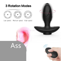 Real Fox Tail Anal Plug Vibrator Cosplay Remote Control Swing Butt Plug Female Masturbator Clitoris Stimulator Sex Toy for Woman