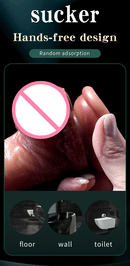 Wearable Realistic Dildo Sliding Skin Testicles Anal Vagina Sexy sex toys Adult Masturbation Big Penis For Women Sex Toys Dildos