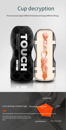 Realistic Vagina Anal Oral Channel Male Masturbator Silicone Soft Tight Pussy Erotic Adult Sex Toys For Men Masturbation machine