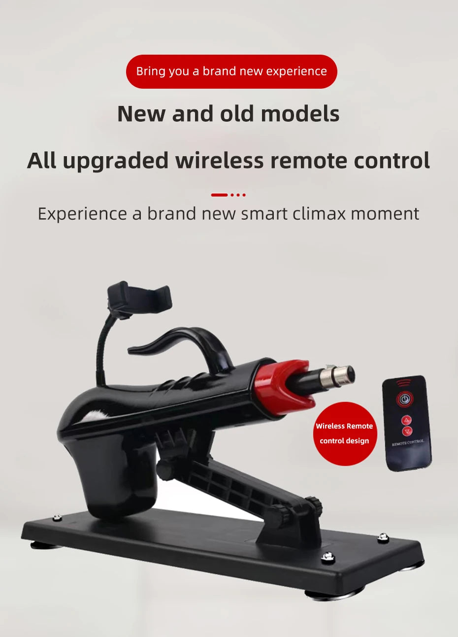 45mm Stroke Remote Control Automatic Telescopic Sex Machines With Big Dildo Kits 3XLR Masturbation Sex Toys for Man and Women