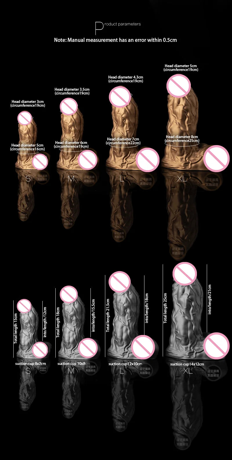 JYBL Warrior Platinum Soft Plug Dildos Silicone Sex Toys for Couples Unisex Phthalate-Free Vibrating