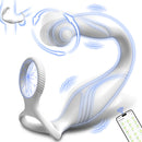 Male Sex Toys Rotating Anal Vibrator Prostate Massager Dual Penis Ring Cock Rings Anal Butt Plug Vibrators Anal Toys for Men 18+