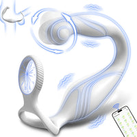 Male Sex Toys Rotating Anal Vibrator Prostate Massager Dual Penis Ring Cock Rings Anal Butt Plug Vibrators Anal Toys for Men 18+