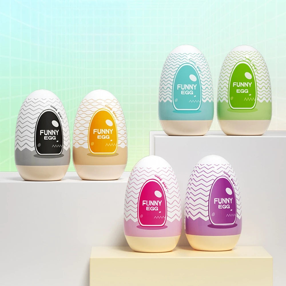 Portable Mini Masturbation Egg Cup Realistic Vagina Penis Massager Sex Toys for Men Adult 18+ Realistic Vagina Anus Stimulator