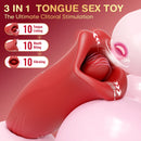 Sex Toy G Spot Vibrator for Women Clitoris Stimulator Dildo Vibrator Tongue Licking Vagina Vibration Masturbator Adult Toys 18+