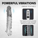 Male Enlargement Delay Vibrators  Penis Sleeve Extensions Condom Cock Ring Vibrating Clits Massager Sexy Adult Sex Toys For Men