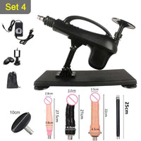 Full Automatic Telescopic Sex Machine DIY Female Sex Toy 3XLR Masturbation Sex Machine Telescopic Dildo Vibrator Sexy Toy