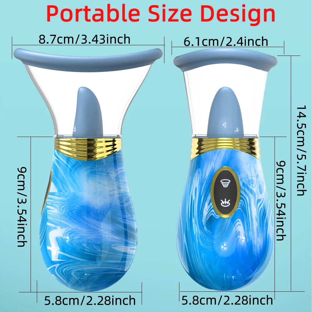 1pc Powerful Sucking Vibrators for Women Sucker Oral Vacuum Clitoris Nipple Stimulator Massager Goods for Adults 18 Sex Toys