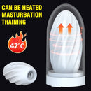 Heated Temperature Controlled Male Masturbation Trainer Cup with Manual Free Drawing Insertion for Climax Self-Pleasure  NM