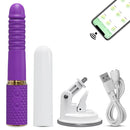 Automatic Telescopic Thrusting Realistic Dildo Vibrator for Women Sex Machine G Spot Clitoral Anal Stimulation Sex Toys Adult 18