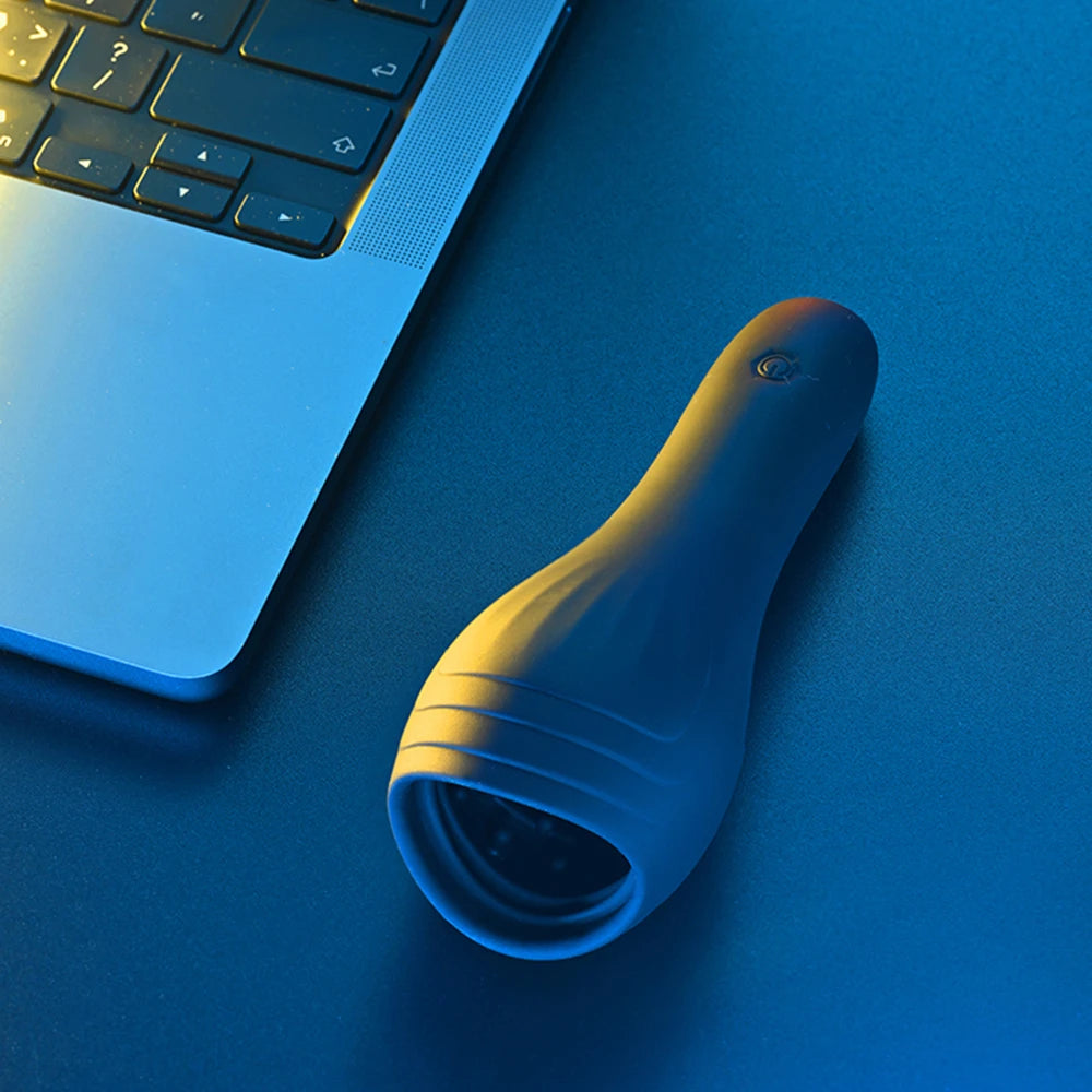 Automatic Male Masturbators Cup Vibrator For Men Vagina Pocket Pussy Blowjob Penis Massager Tongue Glans Trainer Adult Sex Toys