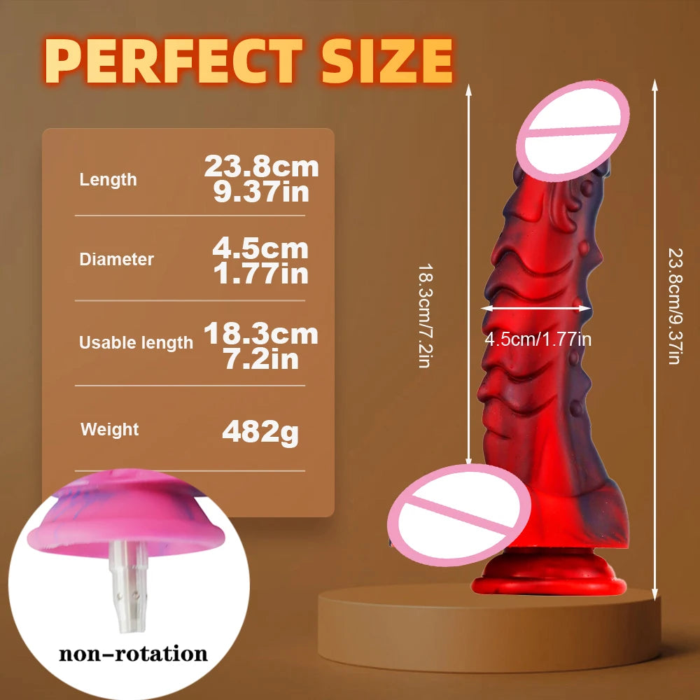 FREDORCH Silicone Anal Dildos for Vac-u-Lock Sex Machine Animal dildos Realistic Adult Masturbation big Horse Dildo No rotation
