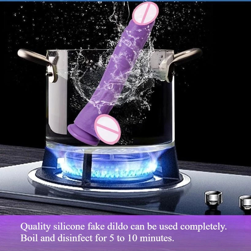 Oversized Realistic Dildo Huge Penis Penetration Anal Sex Toys for Women Masturbation Soft Dick Dildos Sexy Adult Sex Toy Gay