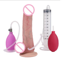 ORALSX Huge Knot Dildo Skin Realistic Squirting Penis Vagina Pleasure Ejaculation Anal Plug Sex Toys For Women Men Sexual Games