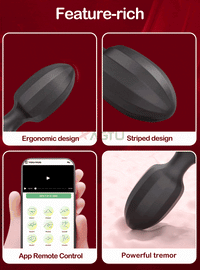 APP Bluetooth Control Anal Plug Vibrator Gay Anal Toy Butt Plug Stimulator Masturbation Tool Penetration Anal Vibrator Man Women