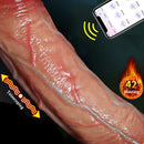 Realistic Penis Vibrator Remote Control Dildo Female Masturbation Sex Toys Telescoping Vibrators Vagina Anal Vibrator for Women