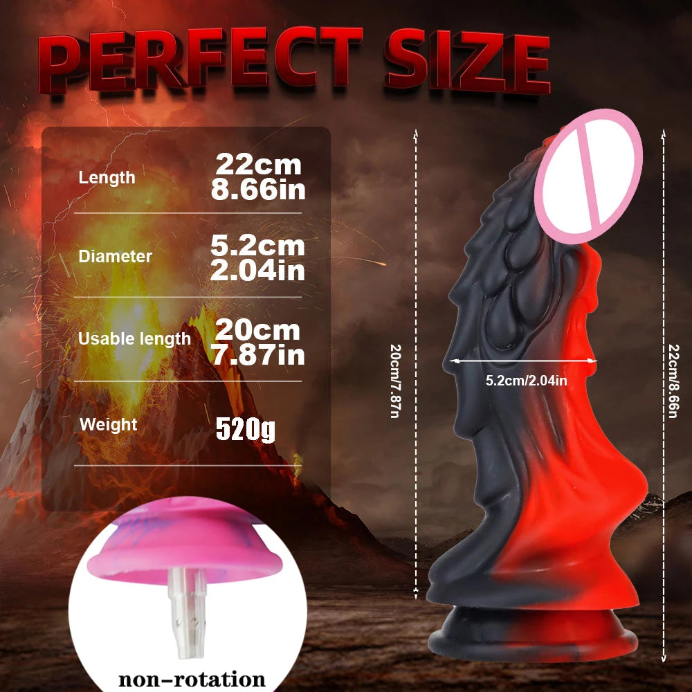 FREDORCH Silicone Anal Dildos for Vac-u-Lock Sex Machine Animal dildos Realistic Adult Masturbation big Horse Dildo No rotation