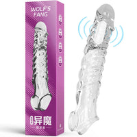 Male Enlargement Delay Vibrators  Penis Sleeve Extensions Condom Cock Ring Vibrating Clits Massager Sexy Adult Sex Toys For Men