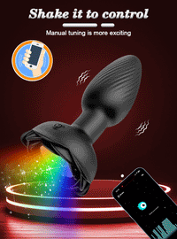 Anal Plug Vibrator Gay Anal Dildo Toy Butt PlugMasturbation Tool APP Control Penetration Anal Vagina Vibration Men Women Sex Toy