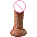 Big Dildo Super Soft with Strong Suction Cup Hand-Free Play Vagina G-spot Black Realistic Silicone Sex Toy for Women Men